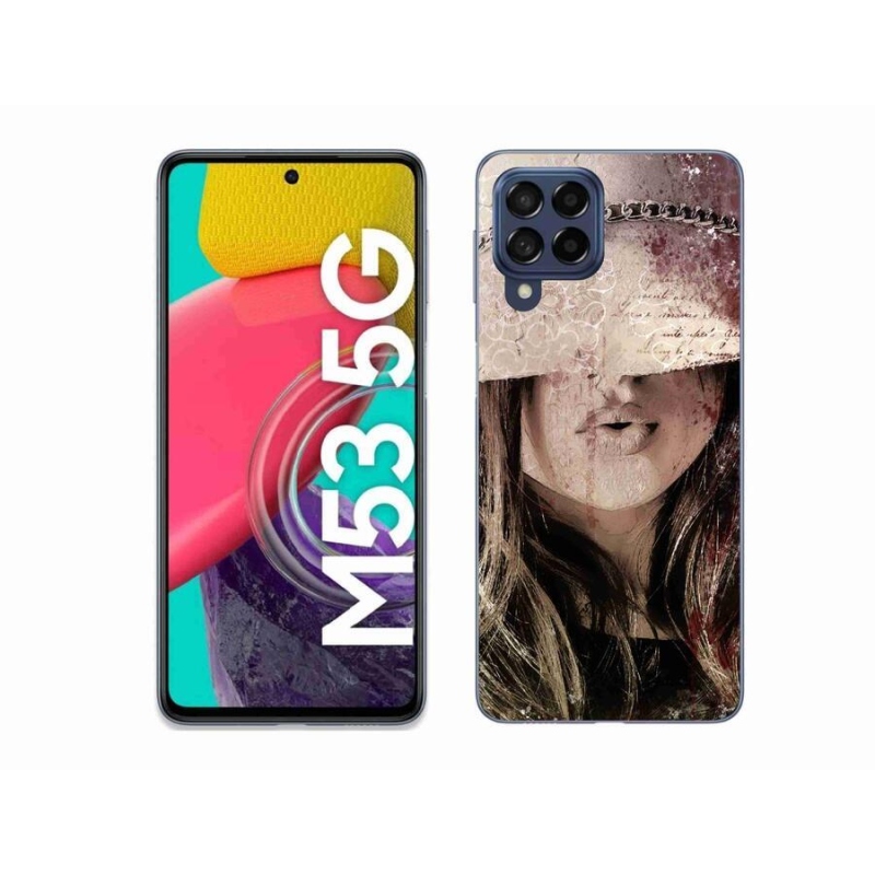 Gélový kryt mmCase na mobil Samsung Galaxy M53 5G - dievča