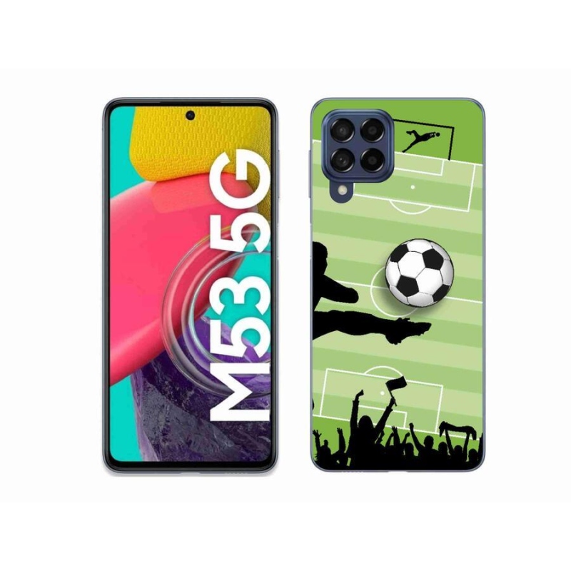 Gélový kryt mmCase na mobil Samsung Galaxy M53 5G - futbal 3