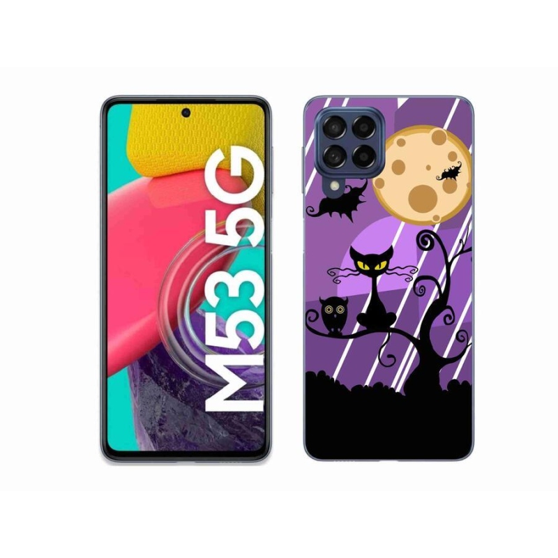 Gélový kryt mmCase na mobil Samsung Galaxy M53 5G - halloween