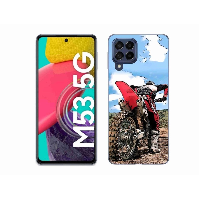 Gélový kryt mmCase na mobil Samsung Galaxy M53 5G - moto