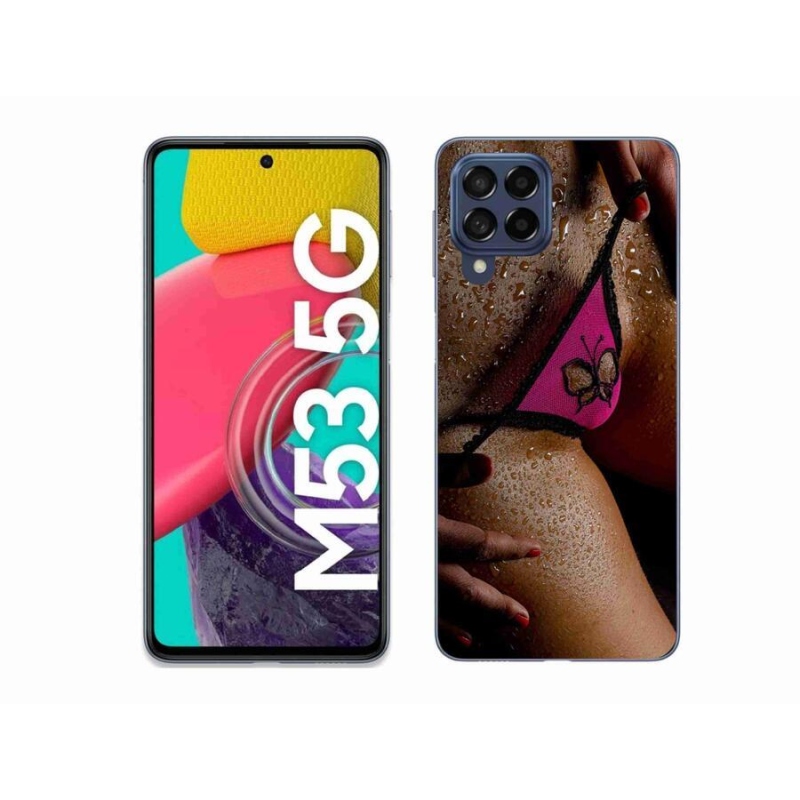 Gélový kryt mmCase na mobil Samsung Galaxy M53 5G - sexy žena