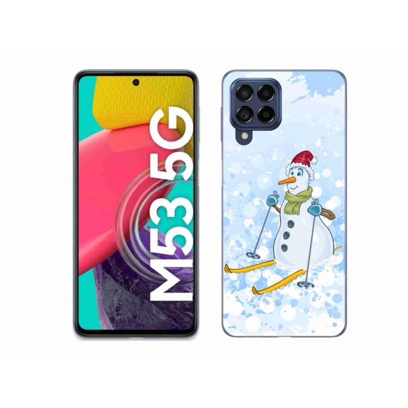 Gélový kryt mmCase na mobil Samsung Galaxy M53 5G - snehuliak