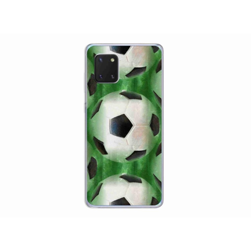 Gélový kryt mmCase na mobil Samsung Galaxy Note 10 Lite - futbalová lopta