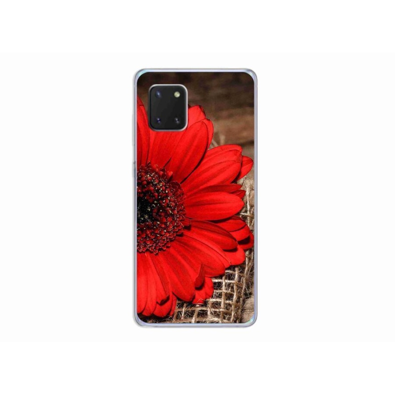 Gélový kryt mmCase na mobil Samsung Galaxy Note 10 Lite - gerbera