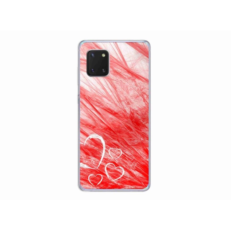 Gélový kryt mmCase na mobil Samsung Galaxy Note 10 Lite - heart