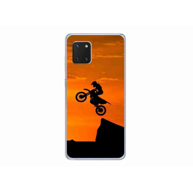 Gélový kryt mmCase na mobil Samsung Galaxy Note 10 Lite - motocross