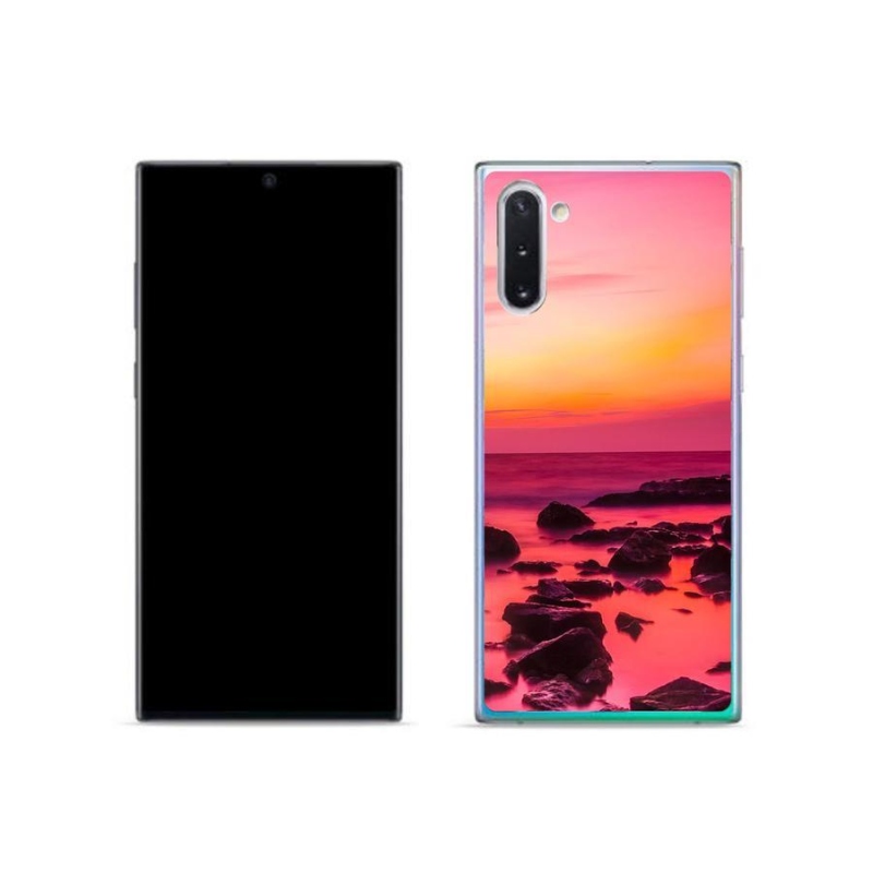 Gélový kryt mmCase na mobil Samsung Galaxy Note 10 - more a žiara