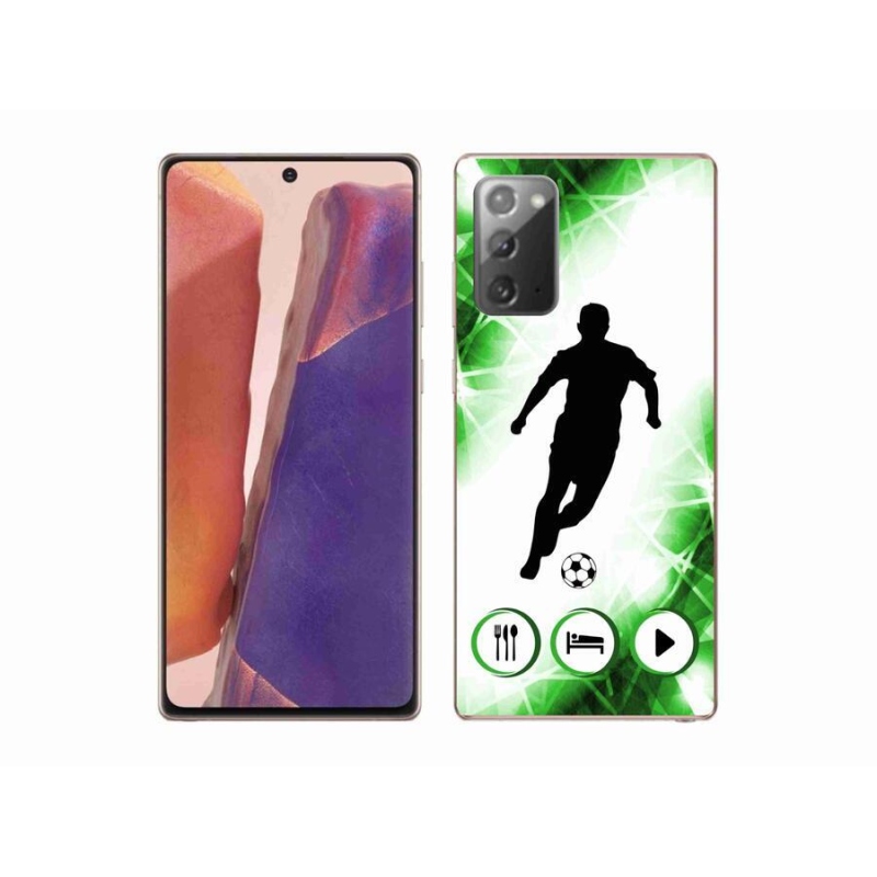 Gélový kryt mmCase na mobil Samsung Galaxy Note 20 / Note 20 5G - futbalista