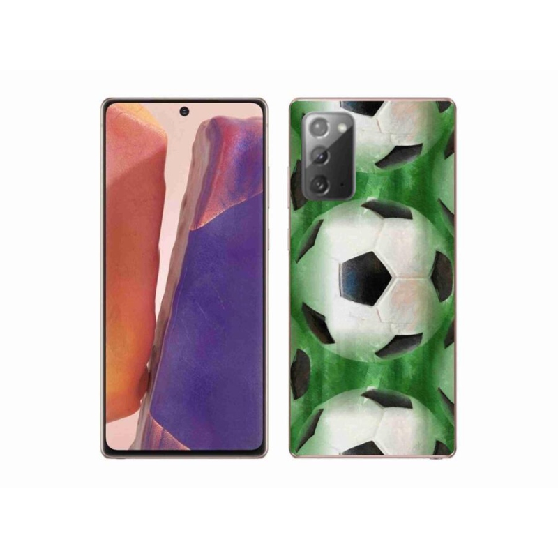 Gélový kryt mmCase na mobil Samsung Galaxy Note 20/Note 20 5G - futbalová lopta