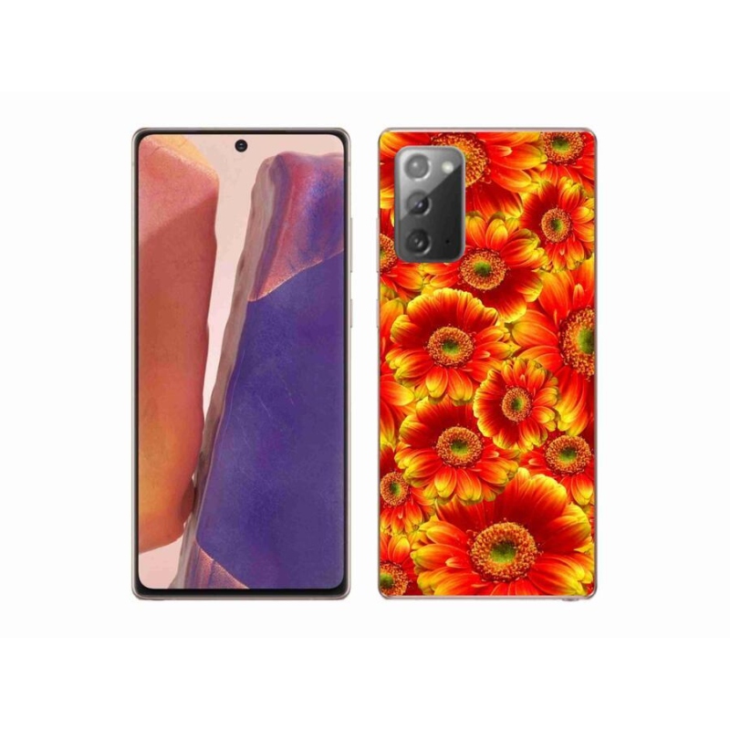 Gélový kryt mmCase na mobil Samsung Galaxy Note 20/Note 20 5G - gerbera 1