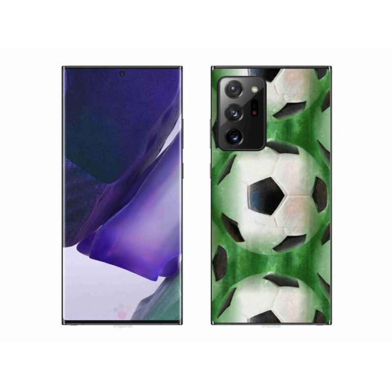 Gélový kryt mmCase na mobil Samsung Galaxy Note 20 Ultra - futbalová lopta