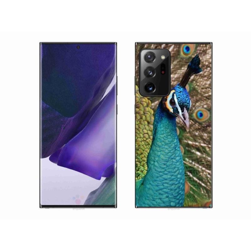 Gélový kryt mmCase na mobil Samsung Galaxy Note 20 Ultra - páv