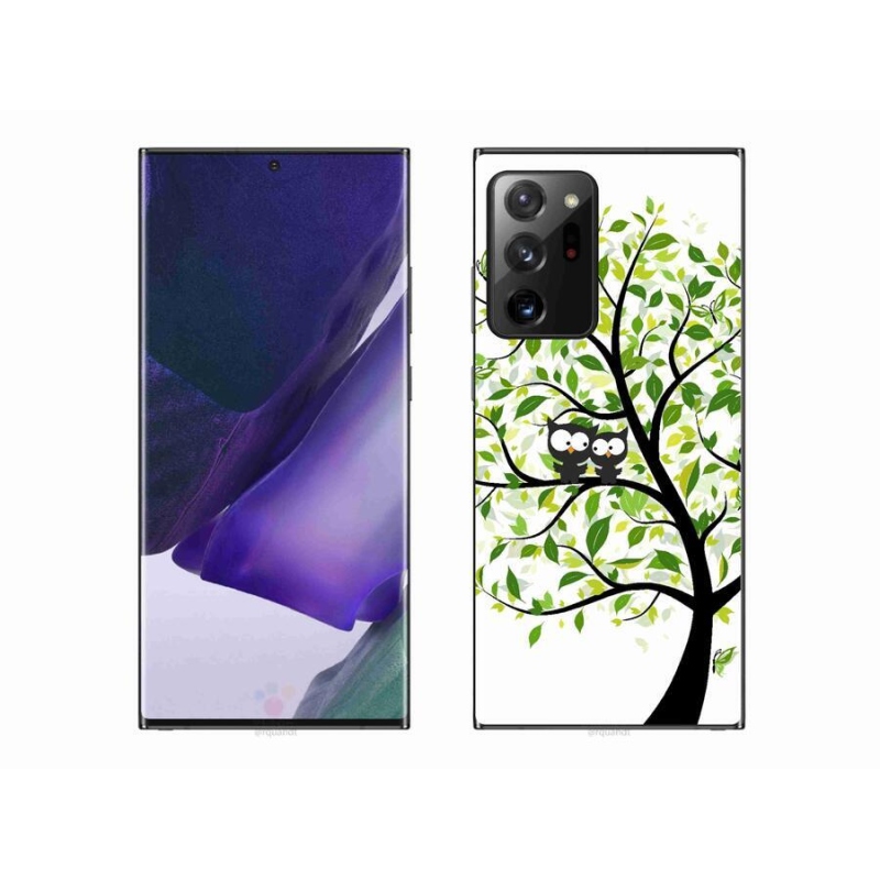 Gélový kryt mmCase na mobil Samsung Galaxy Note 20 Ultra - malej sovy na strome