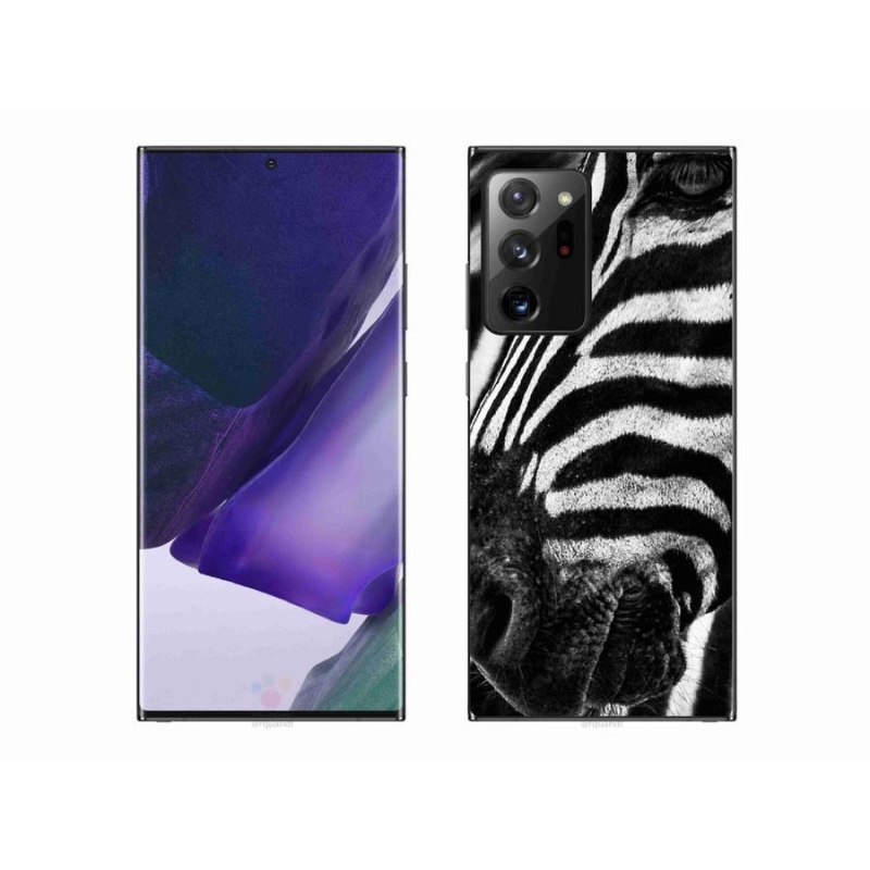 Gélový kryt mmCase na mobil Samsung Galaxy Note 20 Ultra - zebra