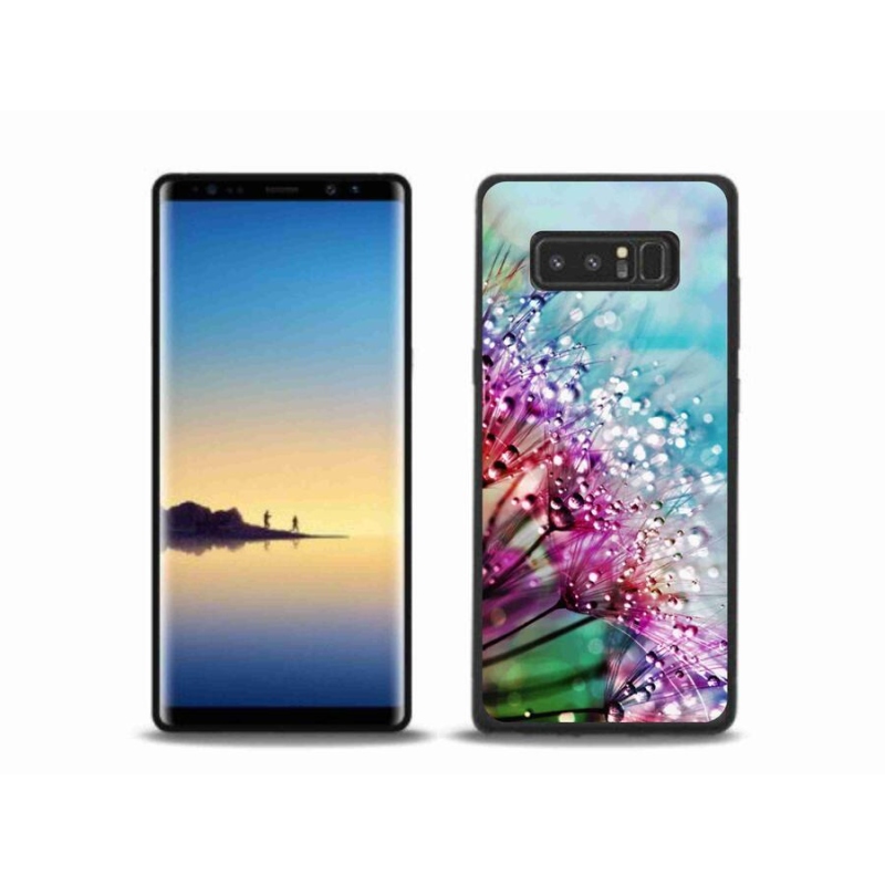 Gélový kryt mmCase na mobil Samsung Galaxy Note 8 - farebné kvety