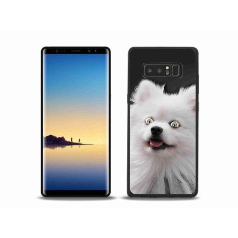 Gélový kryt mmCase na mobil Samsung Galaxy Note 8 - biely špic