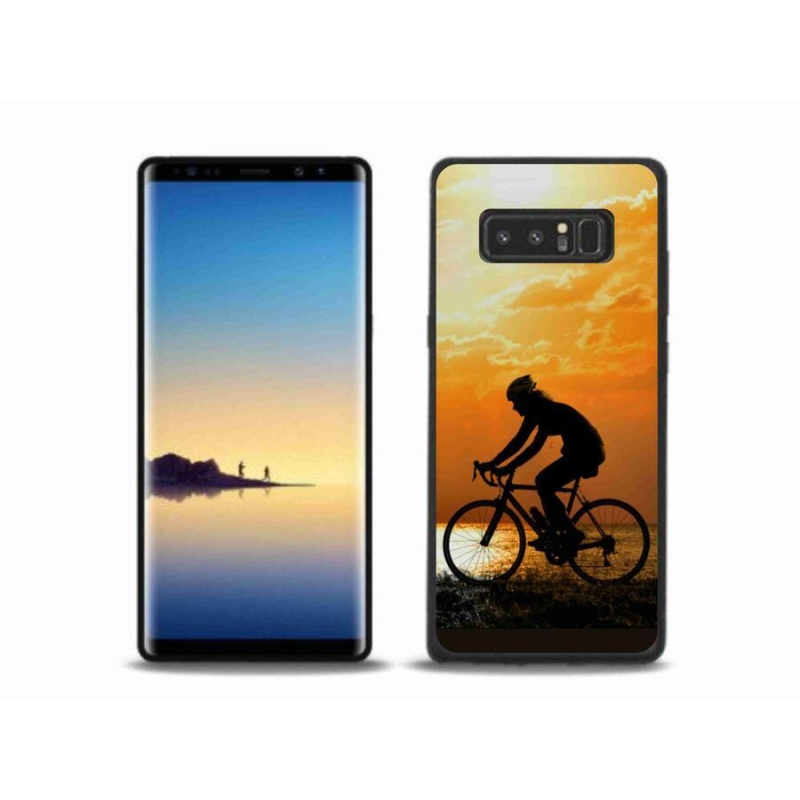 Gélový kryt mmCase na mobil Samsung Galaxy Note 8 - cyklovýlety