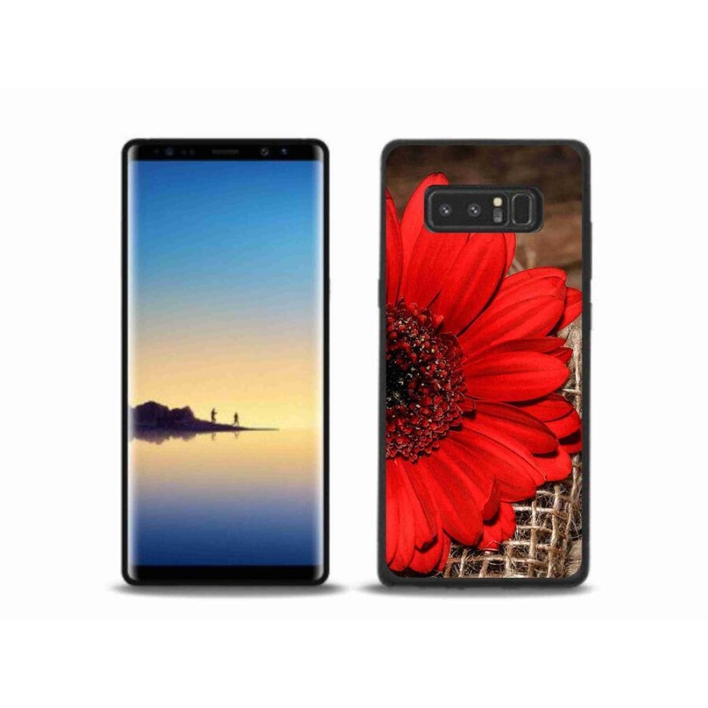 Gélový kryt mmCase na mobil Samsung Galaxy Note 8 - gerbera