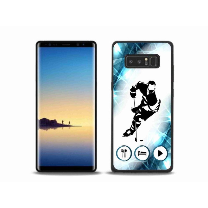 Gélový kryt mmCase na mobil Samsung Galaxy Note 8 - hokej 1