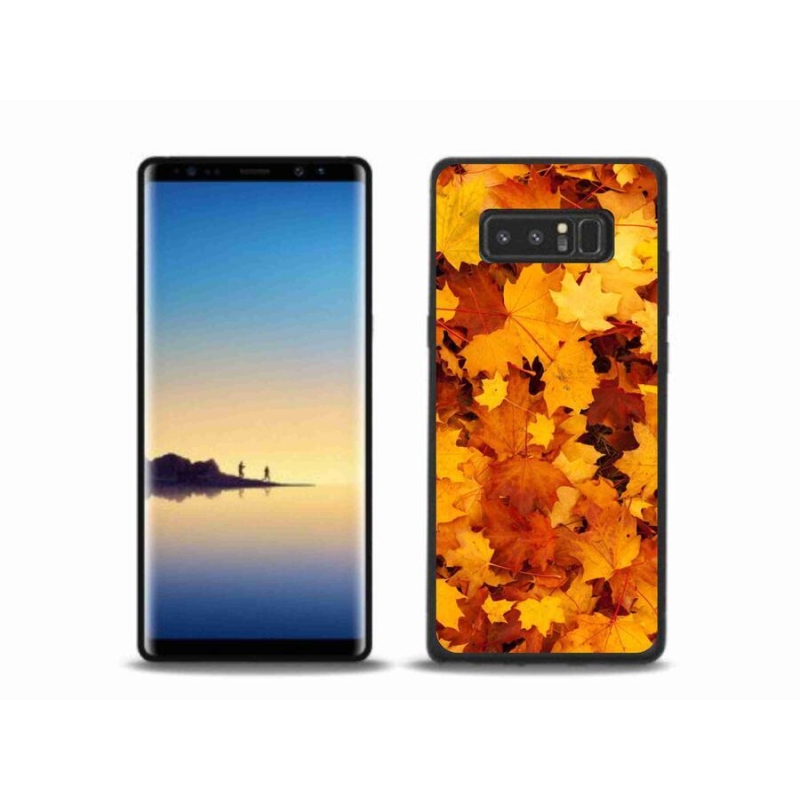 Gélový kryt mmCase na mobil Samsung Galaxy Note 8 - javorové listy