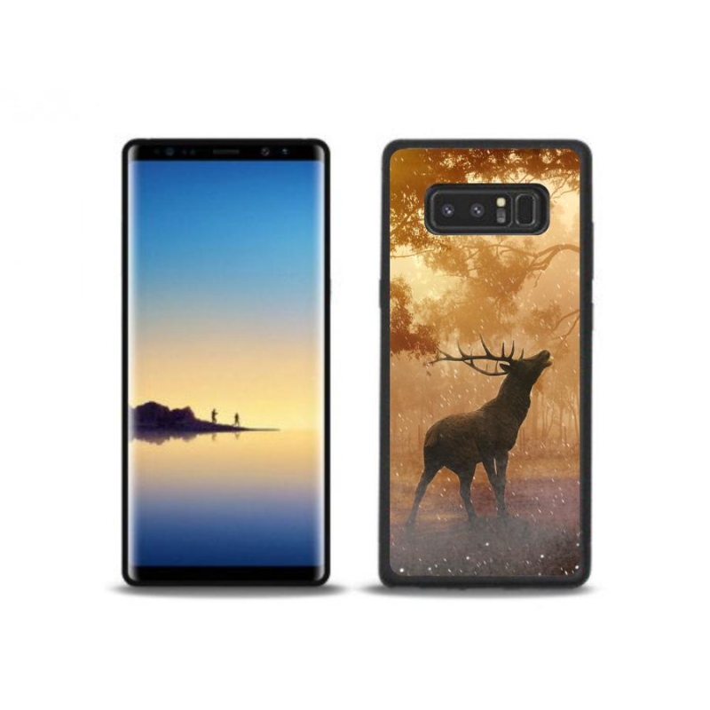 Gélový kryt mmCase na mobil Samsung Galaxy Note 8 - jeleň v ruji