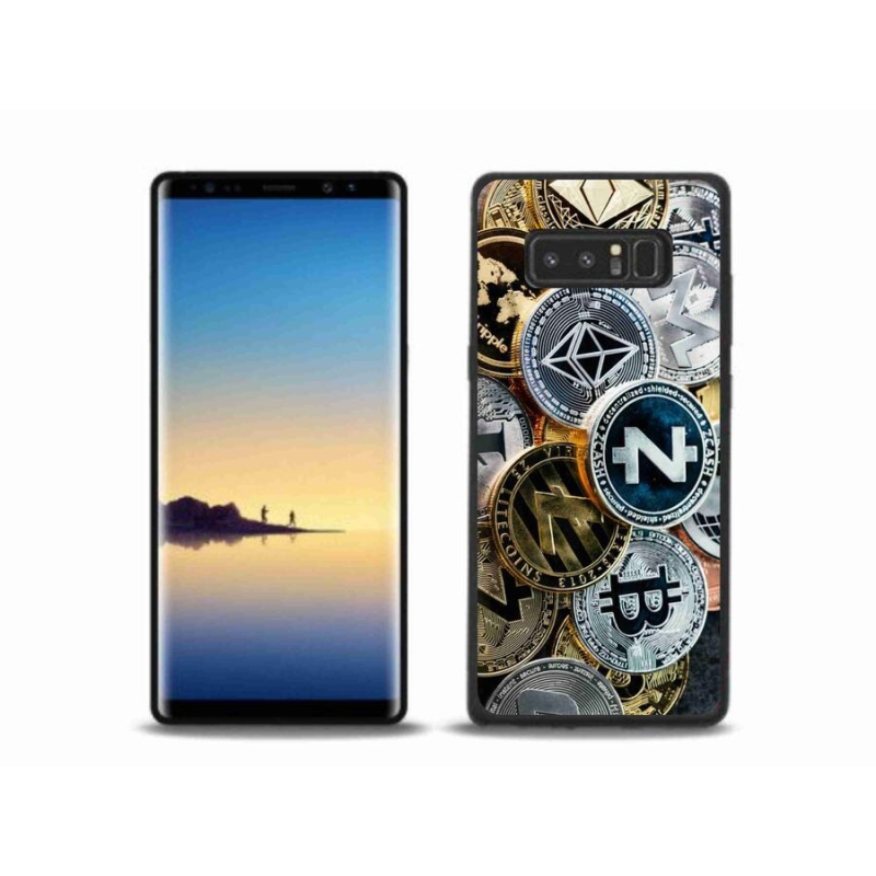 Gélový kryt mmCase na mobil Samsung Galaxy Note 8 - kryptomena