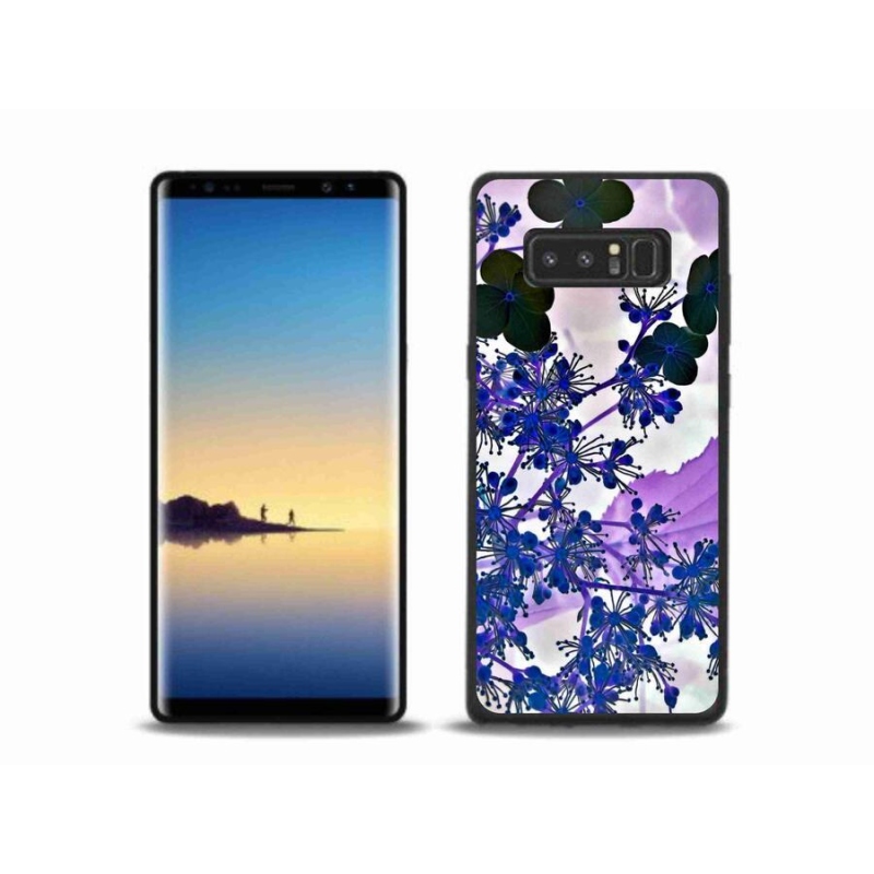 Gélový kryt mmCase na mobil Samsung Galaxy Note 8 - kvet hortenzie