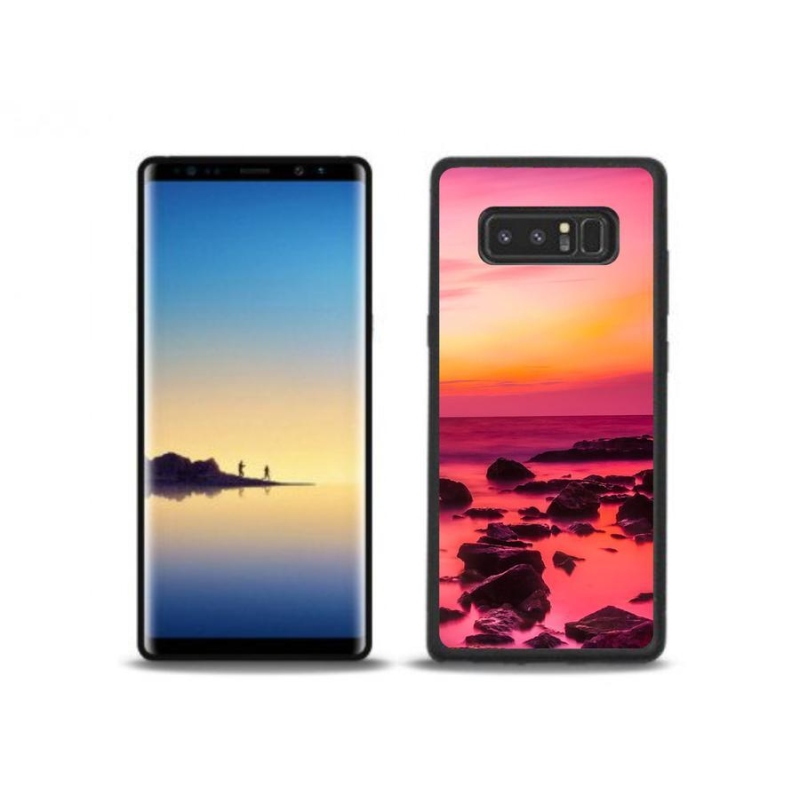 Gélový kryt mmCase na mobil Samsung Galaxy Note 8 - more a žiara