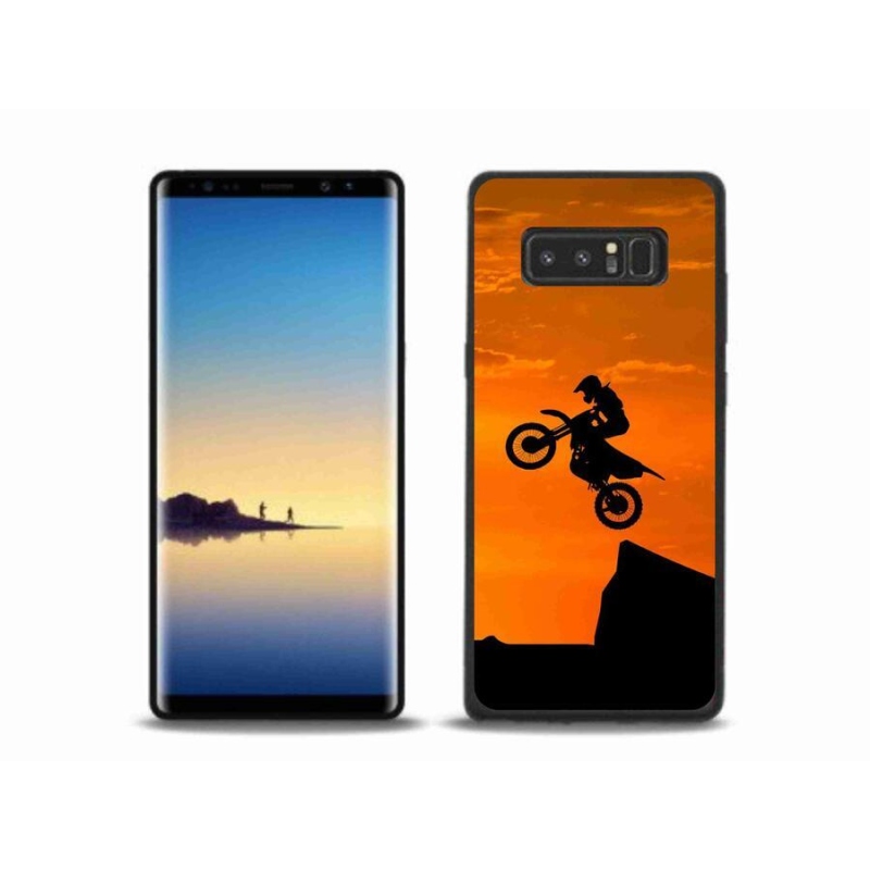 Gélový kryt mmCase na mobil Samsung Galaxy Note 8 - motocross