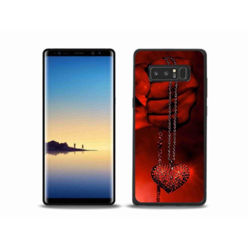 Gélový kryt mmCase na mobil Samsung Galaxy Note 8 - náhrdelník