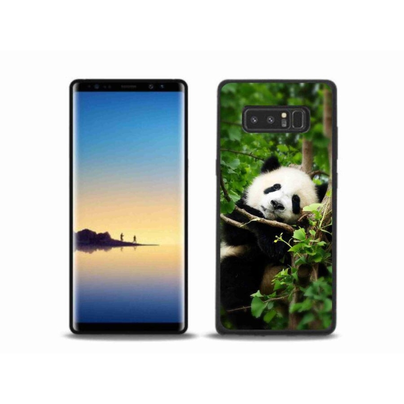 Gélový kryt mmCase na mobil Samsung Galaxy Note 8 - panda