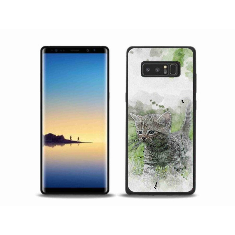 Gélový kryt mmCase na mobil Samsung Galaxy Note 8 - roztomilé mačiatko 1