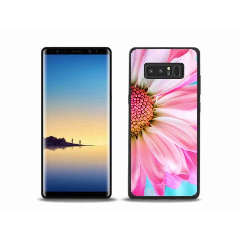 Gélový kryt mmCase na mobil Samsung Galaxy Note 8 - ružová kvetina