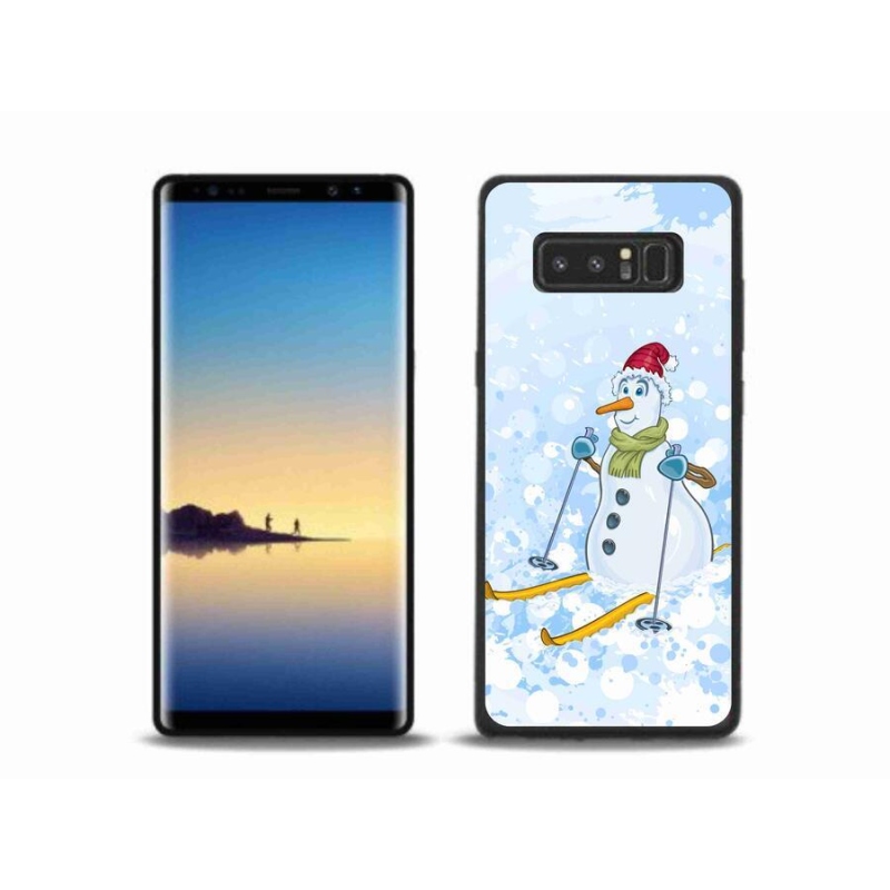 Gélový kryt mmCase na mobil Samsung Galaxy Note 8 - snehuliak