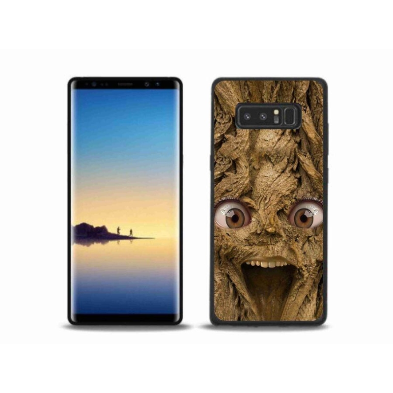 Gélový kryt mmCase na mobil Samsung Galaxy Note 8 - veselý strom s očami