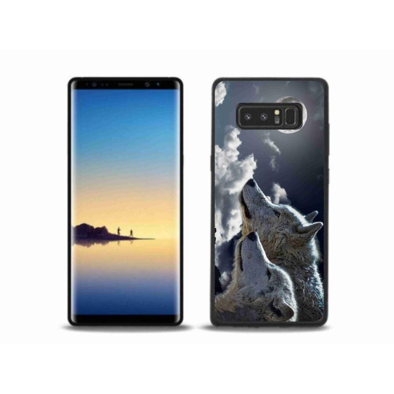 Gélový kryt mmCase na mobil Samsung Galaxy Note 8 - vlci