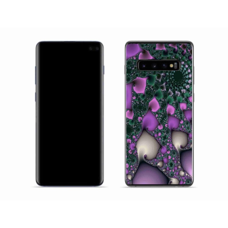 Gélový kryt mmCase na mobil Samsung Galaxy S10 - abstrakt 7