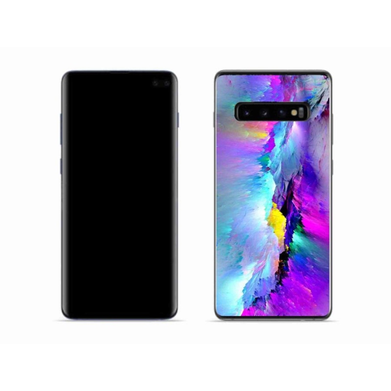 Gélový kryt mmCase na mobil Samsung Galaxy S10 - abstrakt