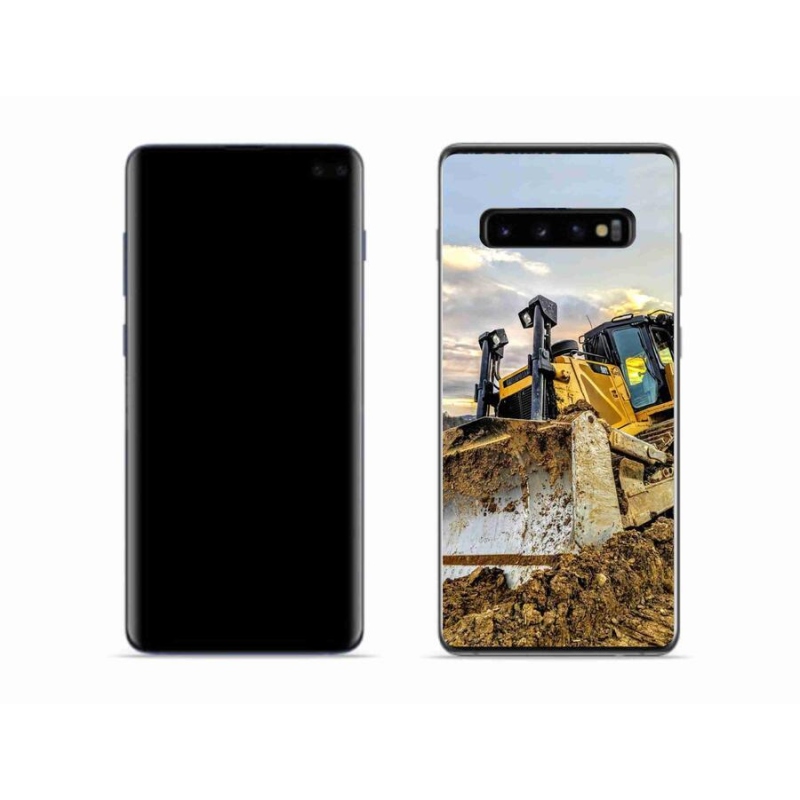 Gélový kryt mmCase na mobil Samsung Galaxy S10 - bager