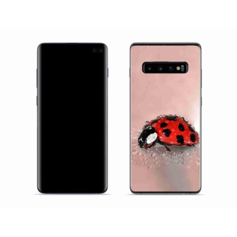 Gélový kryt mmCase na mobil Samsung Galaxy S10 - lienka