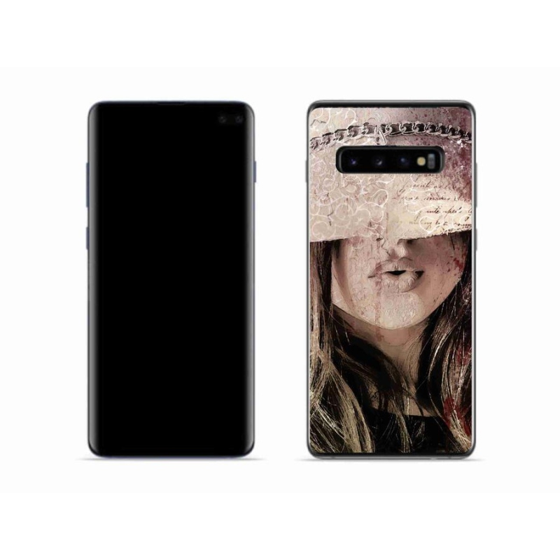 Gélový kryt mmCase na mobil Samsung Galaxy S10 - dievča