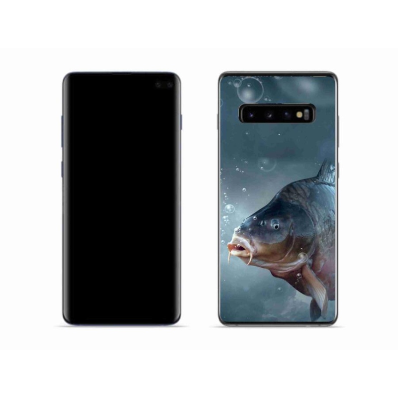 Gélový kryt mmCase na mobil Samsung Galaxy S10 - kapor a bublinky