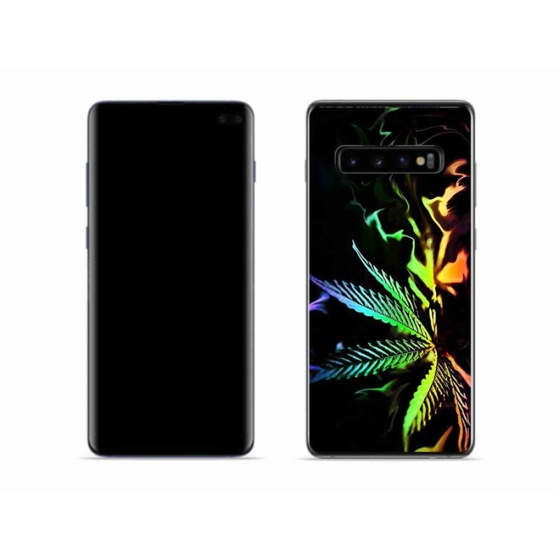 Gélový kryt mmCase na mobil Samsung Galaxy S10 - konope 2