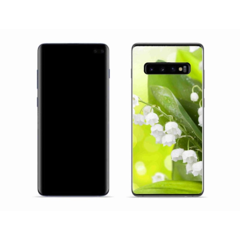 Gélový kryt mmCase na mobil Samsung Galaxy S10 - konvalinka