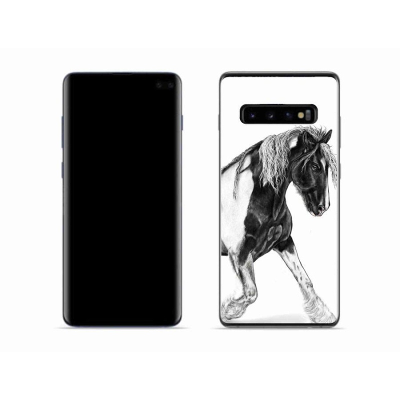 Gélový kryt mmCase na mobil Samsung Galaxy S10 - kôň