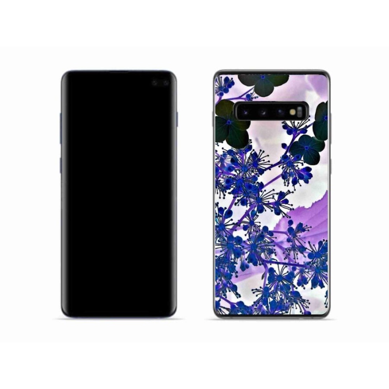 Gélový kryt mmCase na mobil Samsung Galaxy S10 - kvet hortenzie