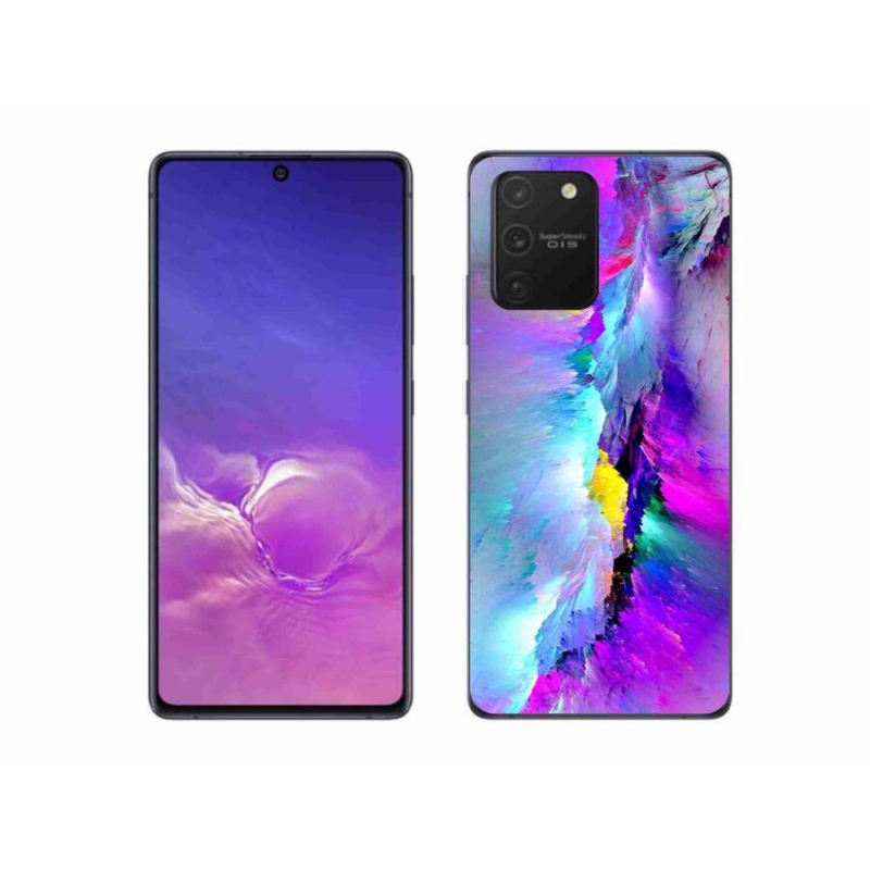 Gélový kryt mmCase na mobil Samsung Galaxy S10 Lite - abstrakt