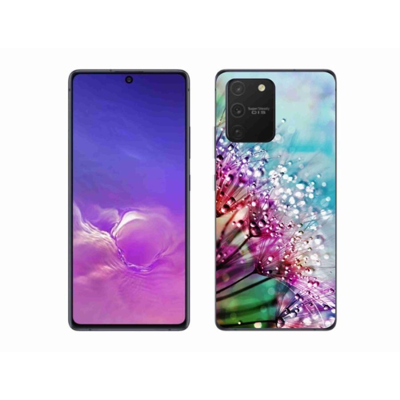 Gélový kryt mmCase na mobil Samsung Galaxy S10 Lite - farebné kvety