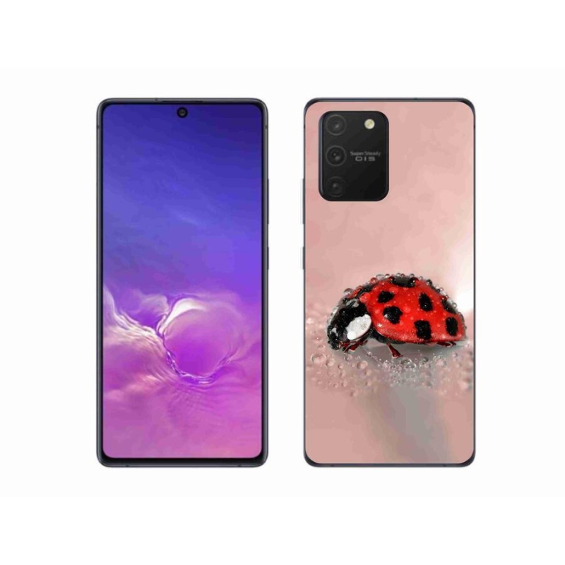 Gélový kryt mmCase na mobil Samsung Galaxy S10 Lite - lienka