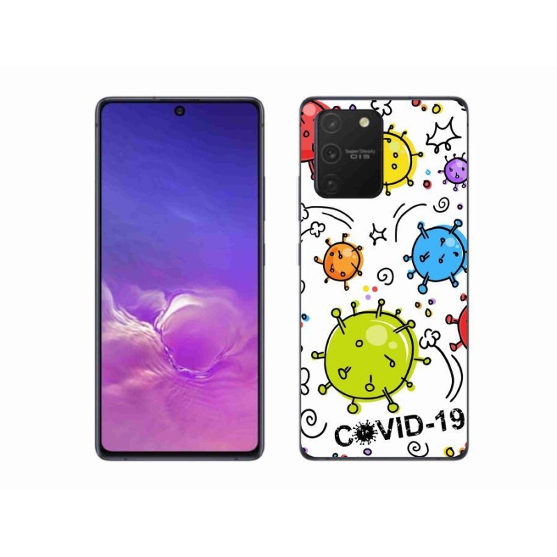 Gélový kryt mmCase na mobil Samsung Galaxy S10 Lite - covid 2